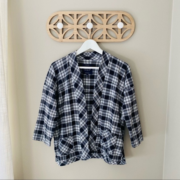 Madewell Tops - Madewell Kimono Wrap Jacket in Rigby Plaid Sz XS
